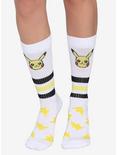 Pokemon Pikachu Stripe & Bolts Crew Socks, , hi-res