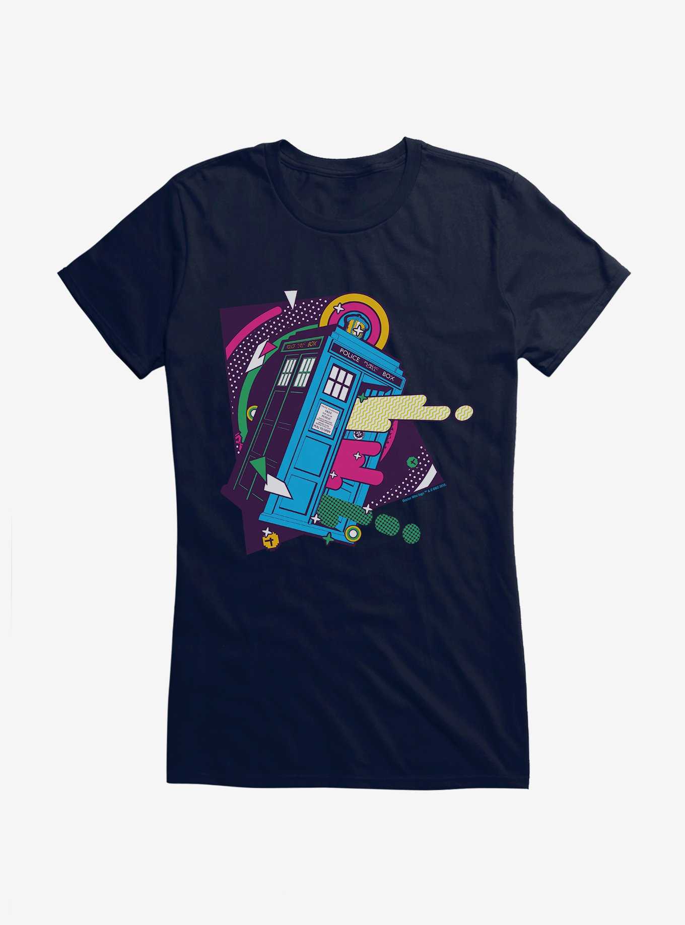 Doctor Who TARDIS Bigger On The Inside Pop Art Girls T-Shirt, , hi-res