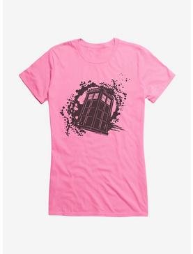 Doctor Who TARDIS Relative Dimensions In Space Girls T-Shirt, CHARITY PINK, hi-res