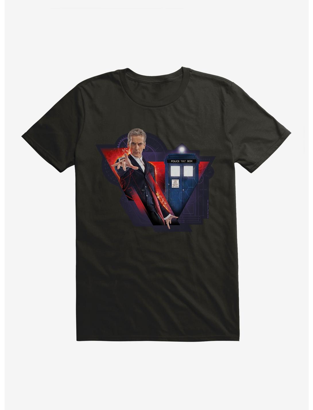 Doctor Who TARDIS Twelfth Doctor Team T-Shirt, BLACK, hi-res