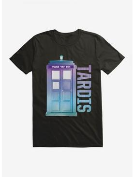 Doctor Who TARDIS Pastel Script T-Shirt, , hi-res