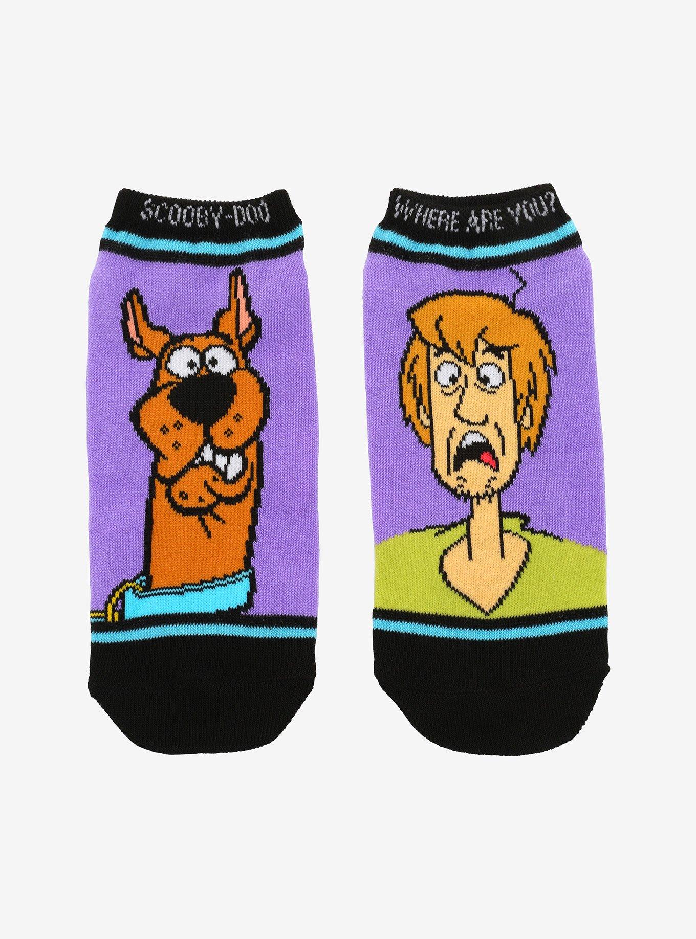 Scooby-Doo Shaggy & Scooby No-Show Socks, , hi-res