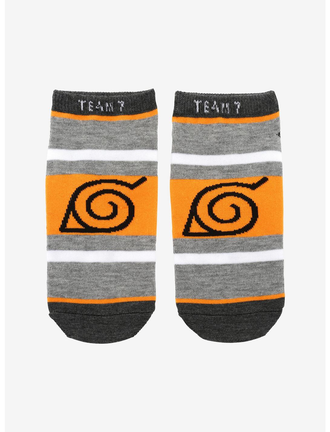 Naruto Shippuden Team 7 No-Show Socks, , hi-res