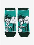 My Hero Academia Midoriya Punch No-Show Socks, , hi-res