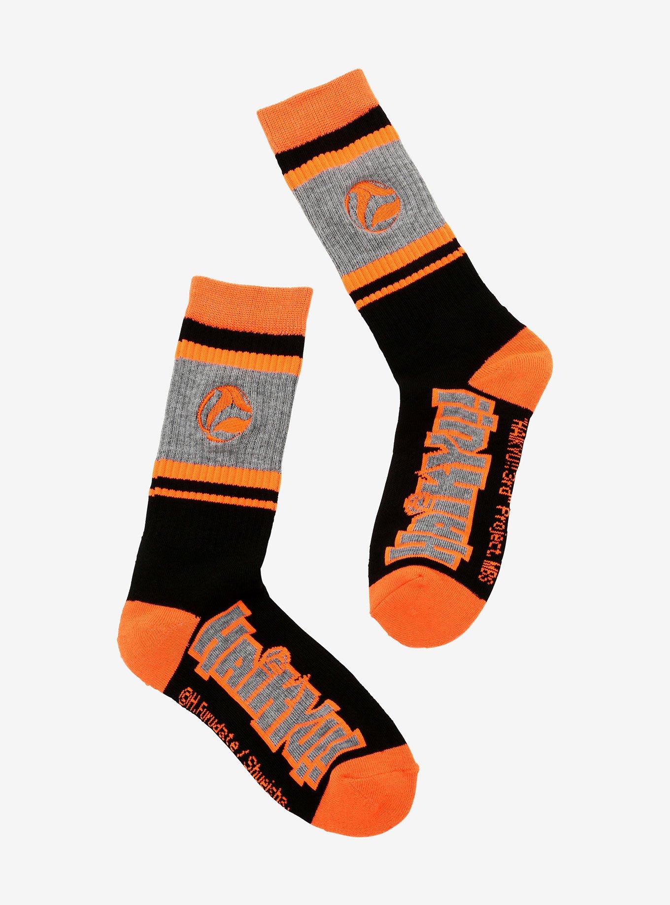 Haikyu!! Logo Crew Socks, , hi-res