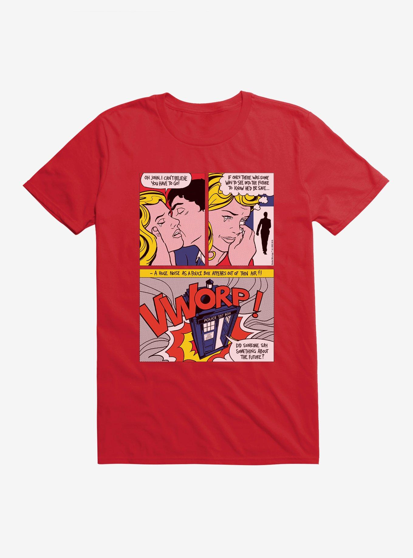 Doctor Who TARDIS Future Comic T-Shirt, , hi-res