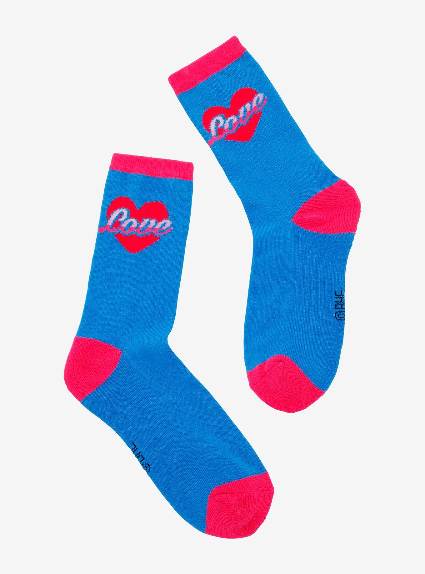 BTS Boy With Luv Crew Socks, , hi-res