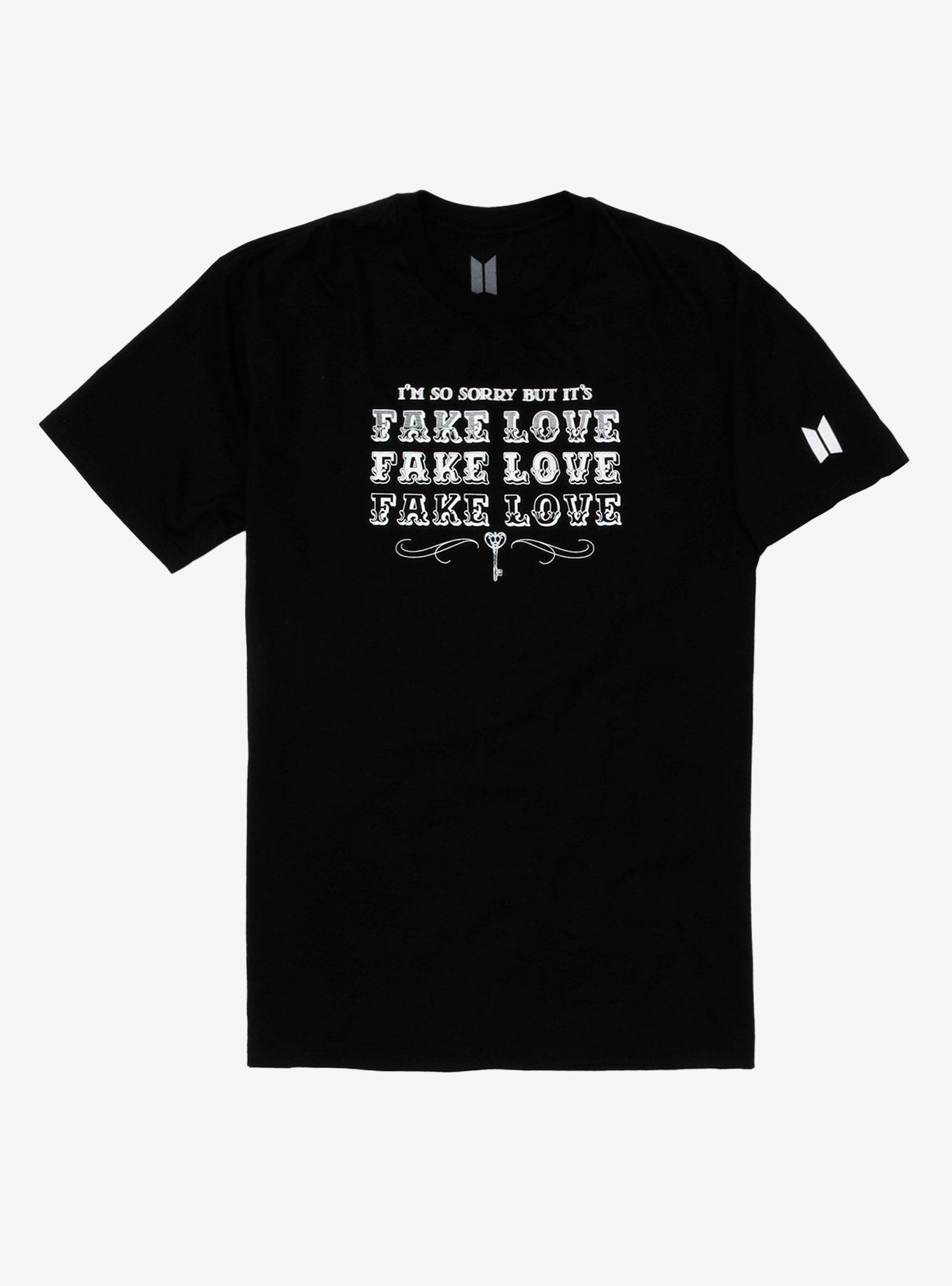 BTS FAKE LOVE T Shirt Hot Topic Exclusive