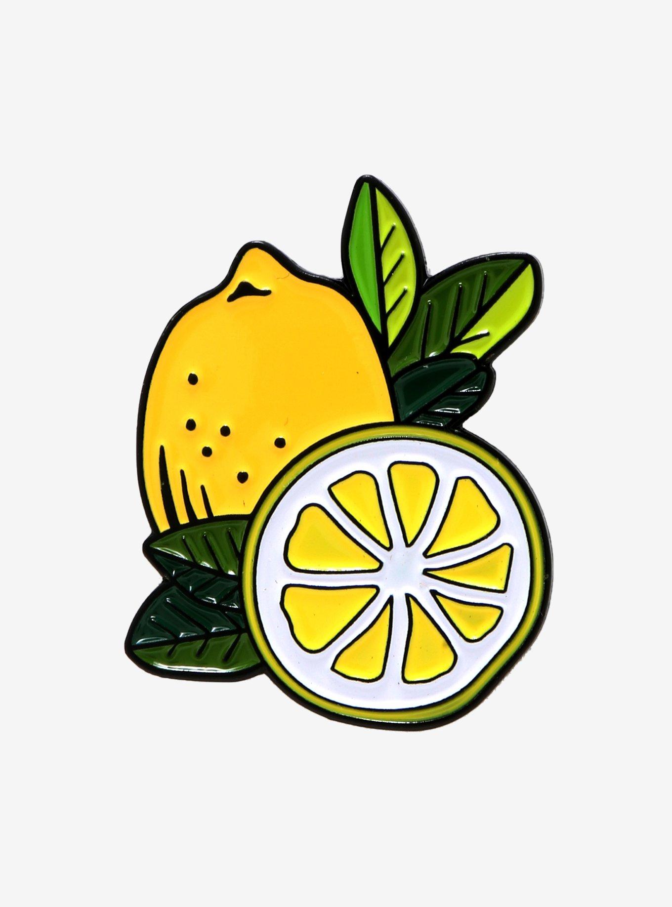Lemon Enamel Pin, , hi-res