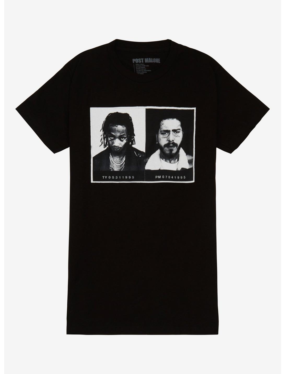 Post Malone & Tyla Yaweh Tommy Lee T-Shirt, BLACK, hi-res