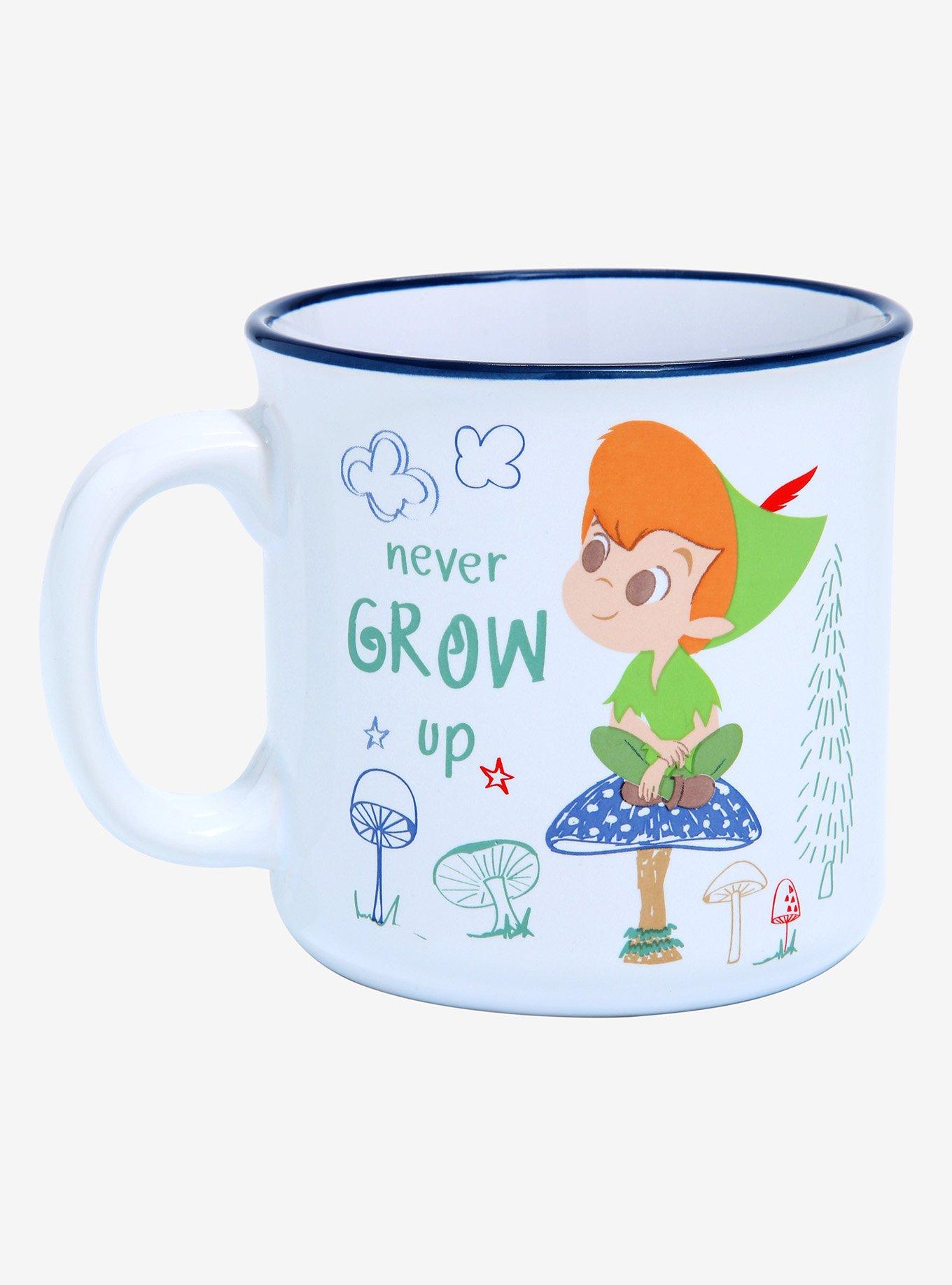 Disney Peter Pan Never Grow Up Camper Mug, , hi-res