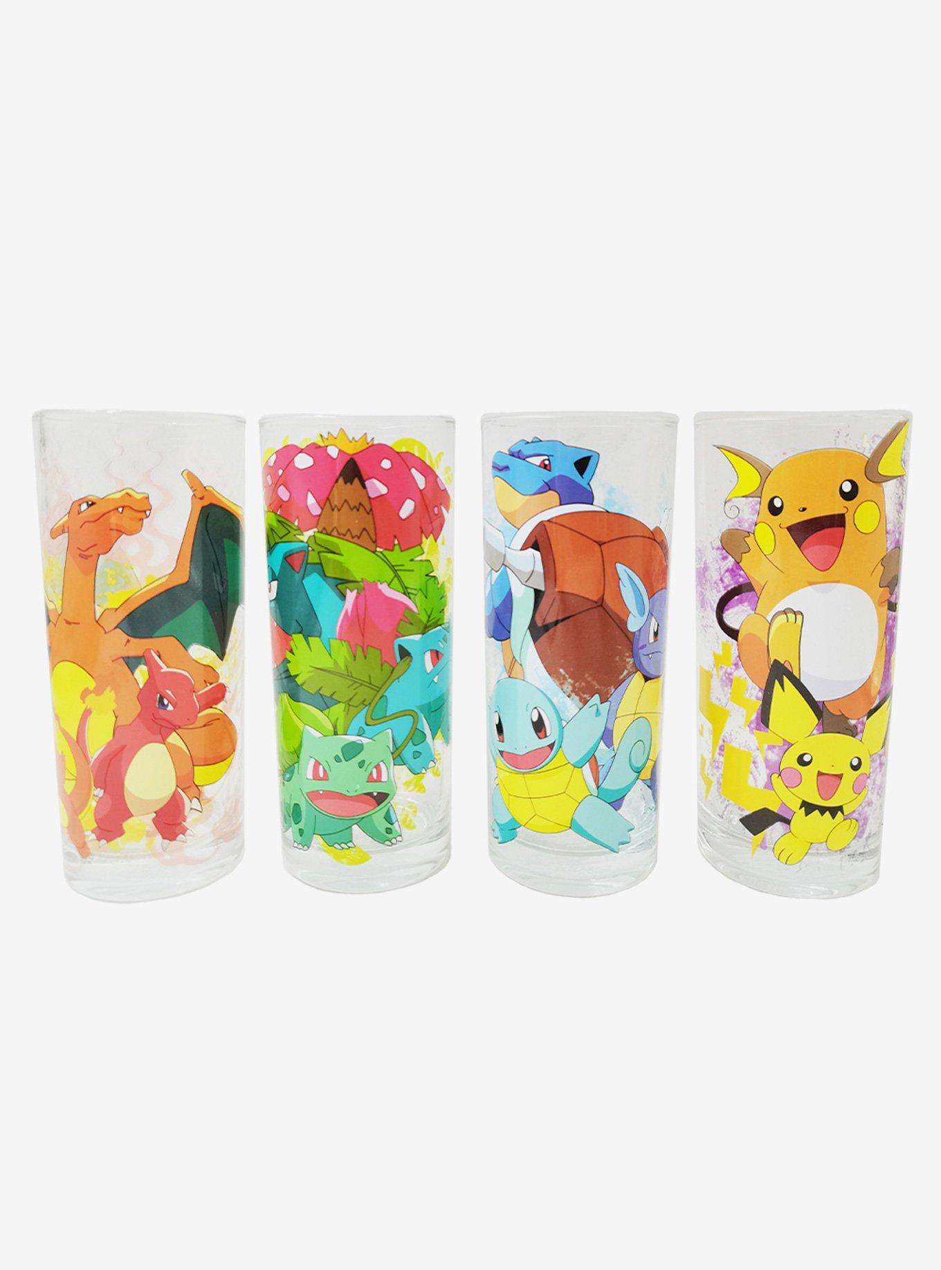 Pokemon Starter Gradients 16 oz. Pint Glass Set - 4-Pack