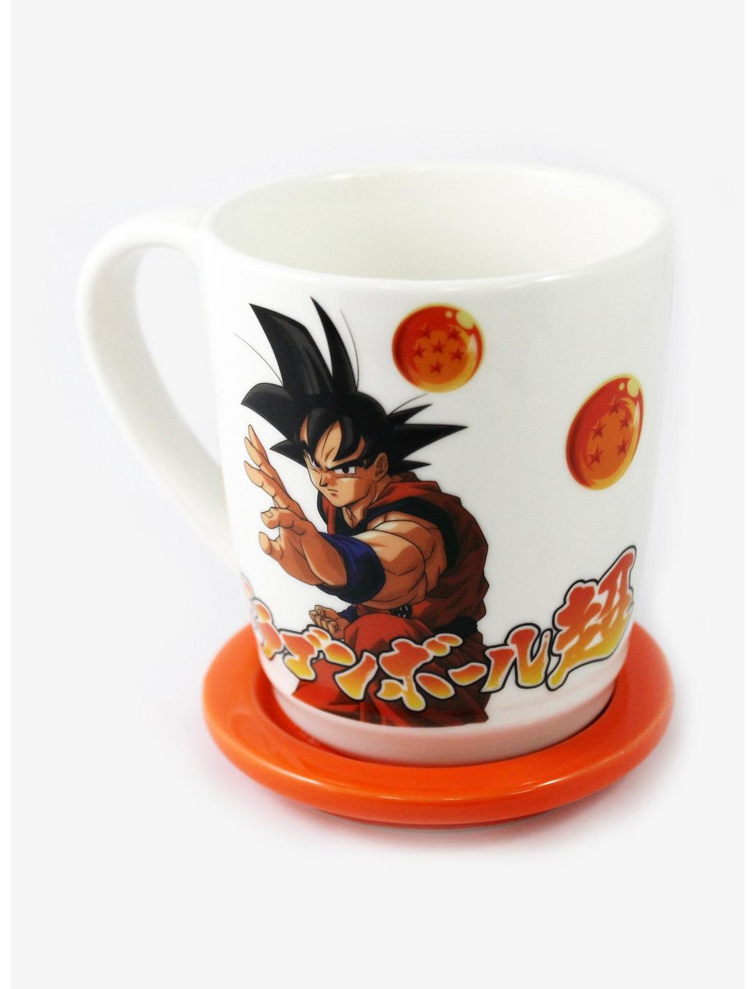 Dragon Ball Super Goku Mug with Coaster Lid, , hi-res