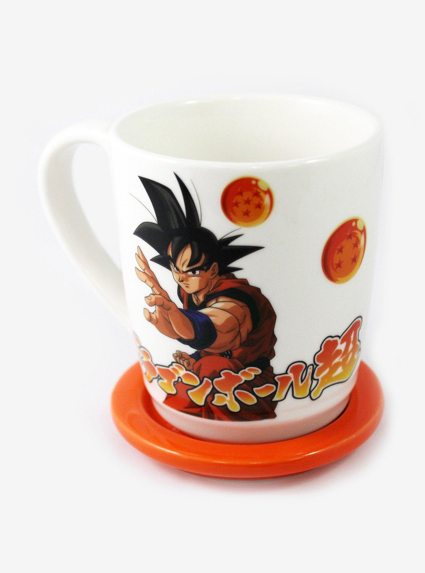Dragon Ball Super Goku Mug with Coaster Lid, , hi-res