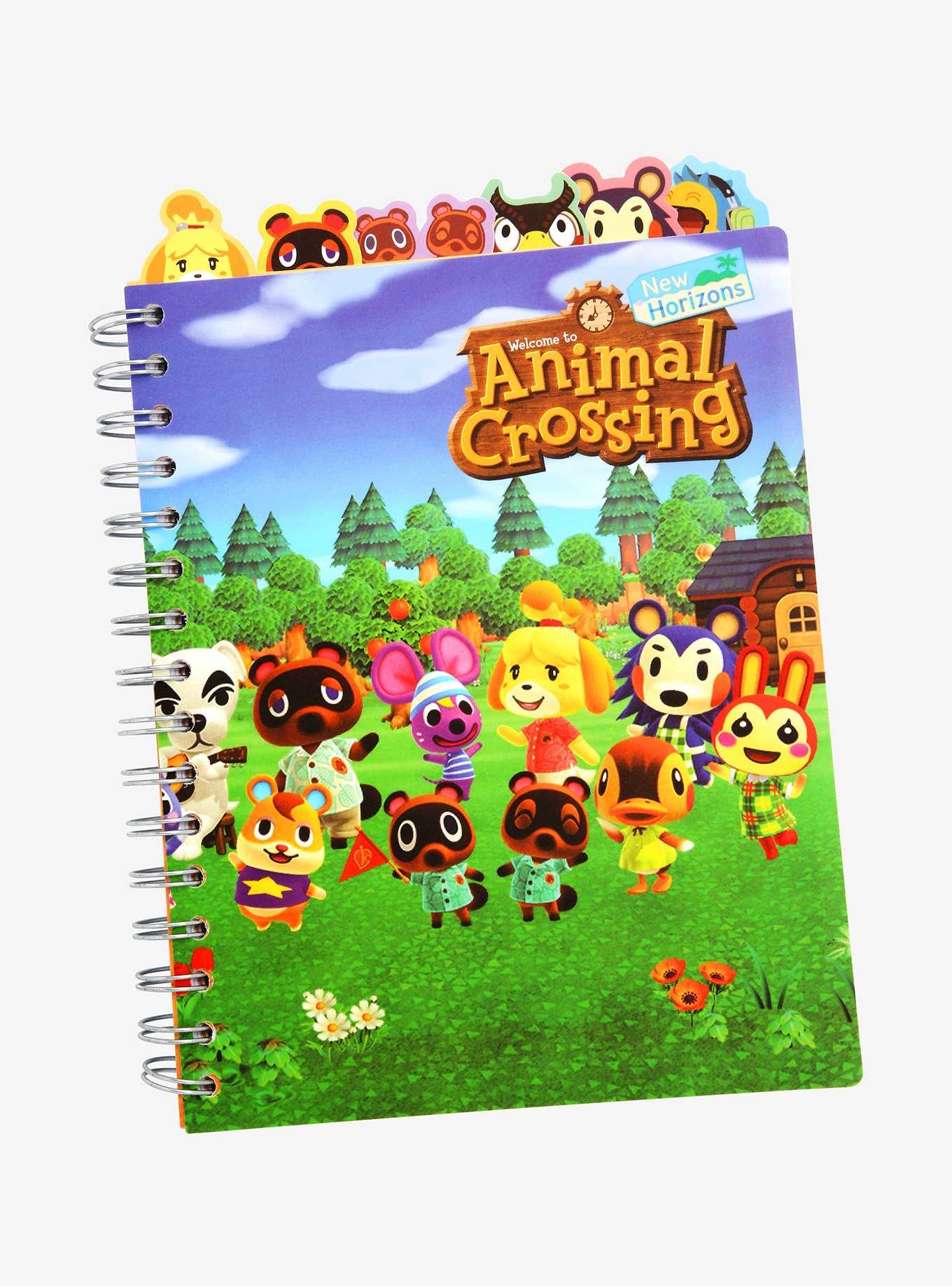Nintendo Animal Crossing New Horizons Villagers Tab Journal - BoxLunch Exclusive, , hi-res