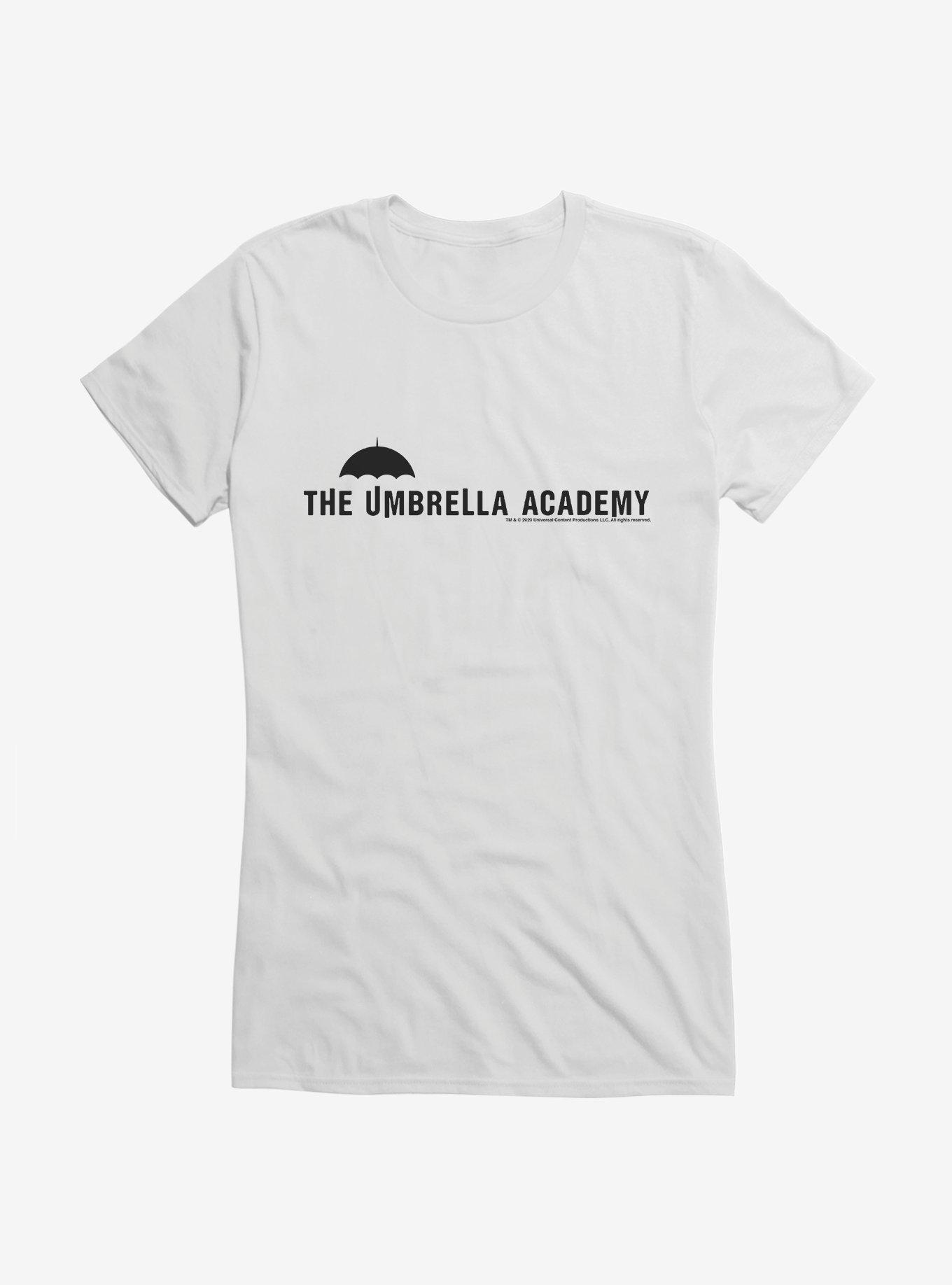 The Umbrella Academy Bold Logo Girls T-Shirt, WHITE, hi-res