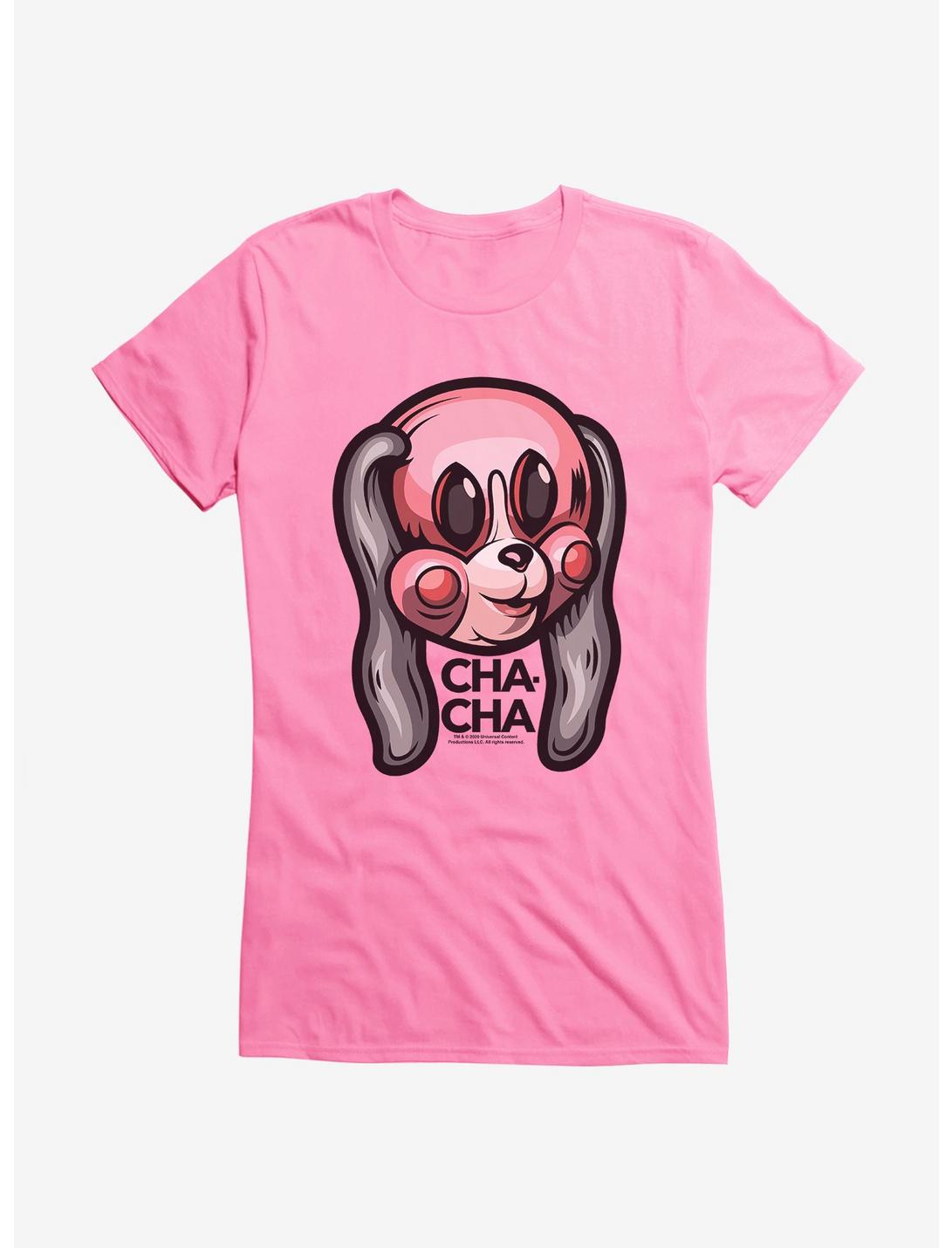 The Umbrella Academy Cha Cha Mask Girls T-Shirt, CHARITY PINK, hi-res