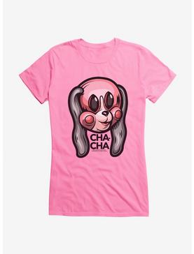 The Umbrella Academy Cha Cha Mask Girls T-Shirt, CHARITY PINK, hi-res