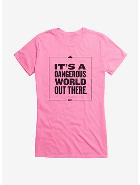 The Umbrella Academy Dangerous World Girls T-Shirt, CHARITY PINK, hi-res