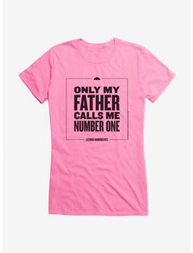 The Umbrella Academy Number One Girls T-Shirt, CHARITY PINK, hi-res