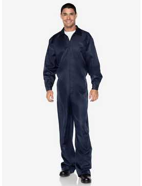 Basic Navy Jumpsuit, , hi-res