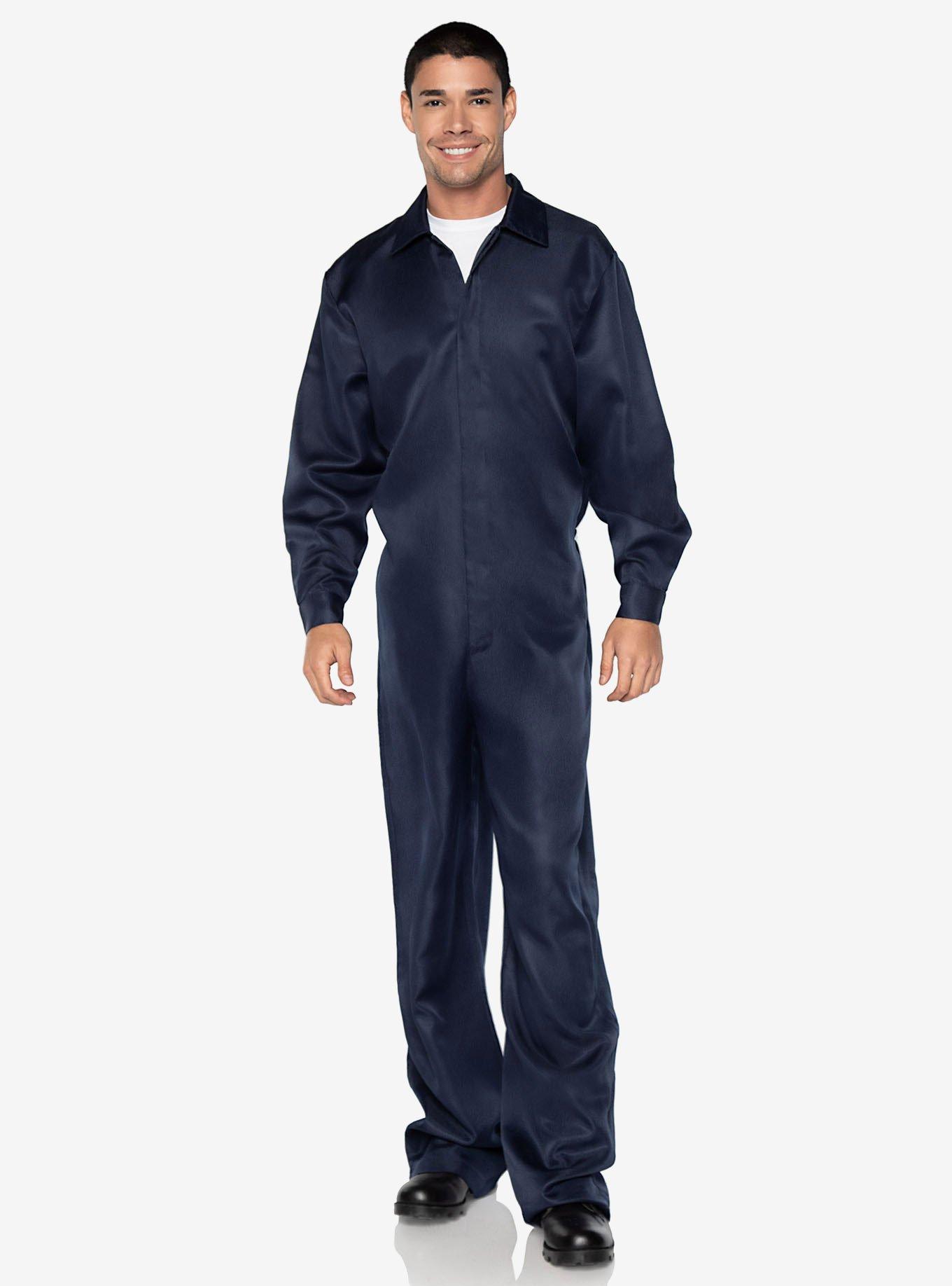 Basic Navy Jumpsuit, , hi-res