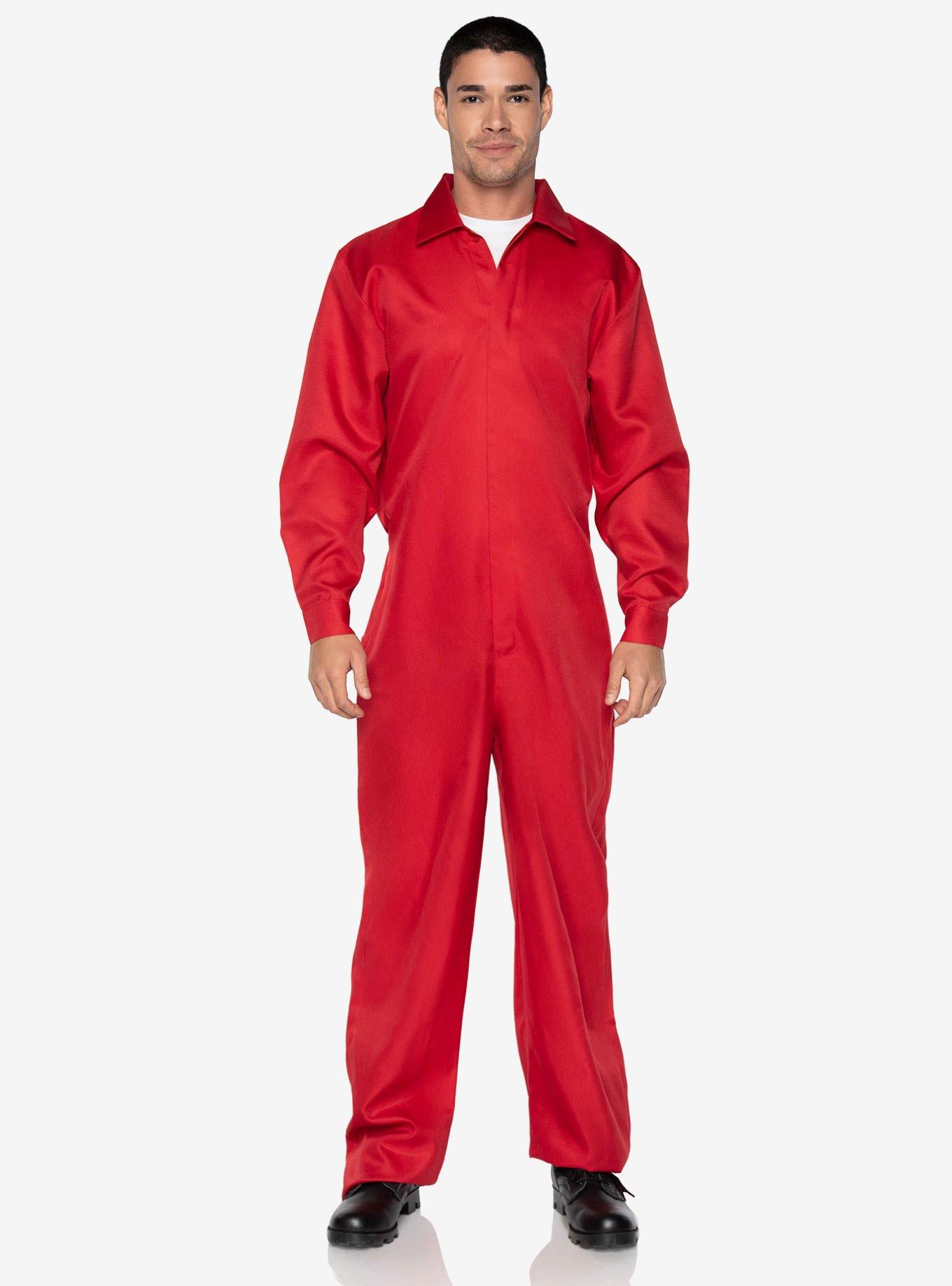 Basic Red Jumpsuit, , hi-res