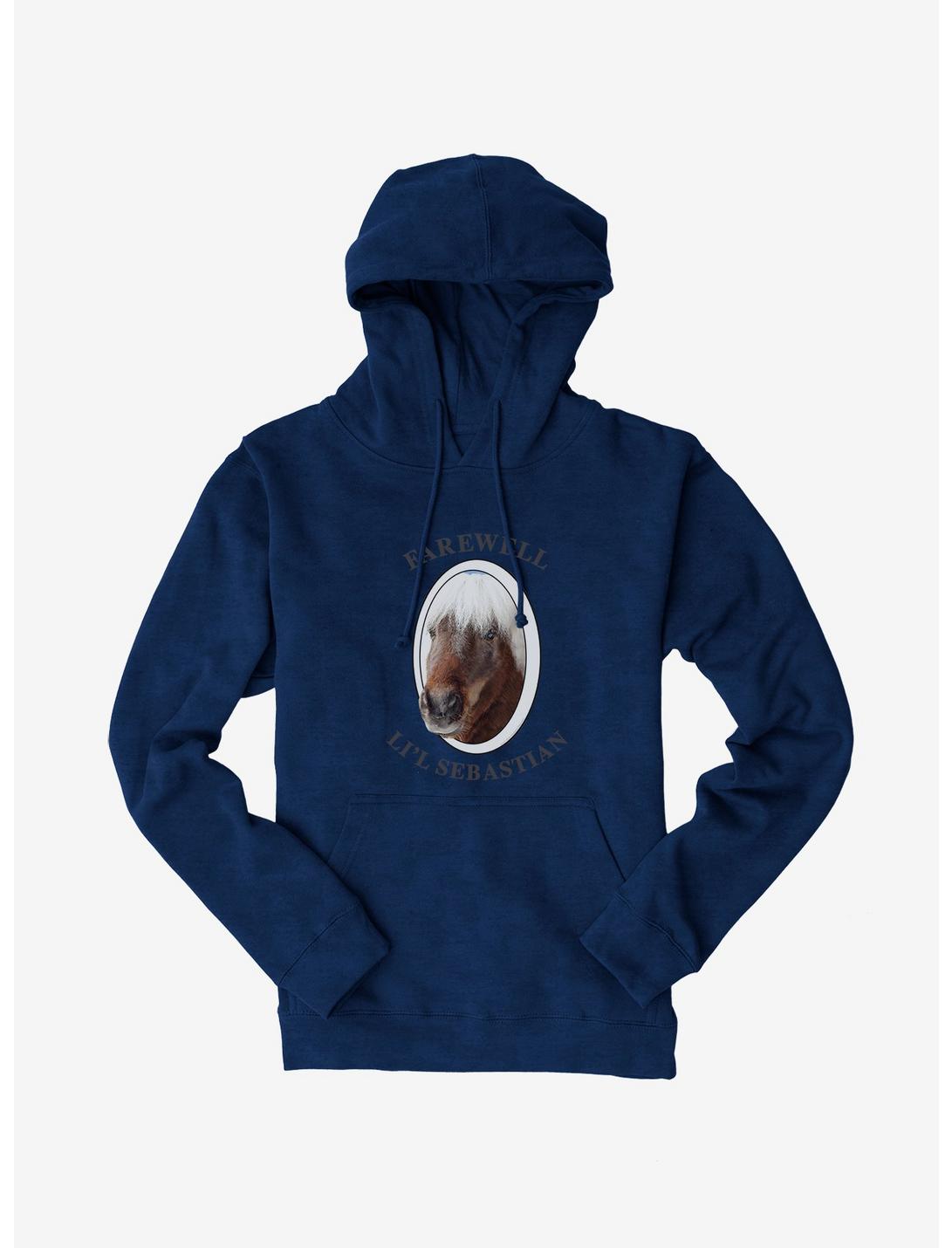 Parks And Recreation Farewell Sebastian Hoodie, NAVY, hi-res