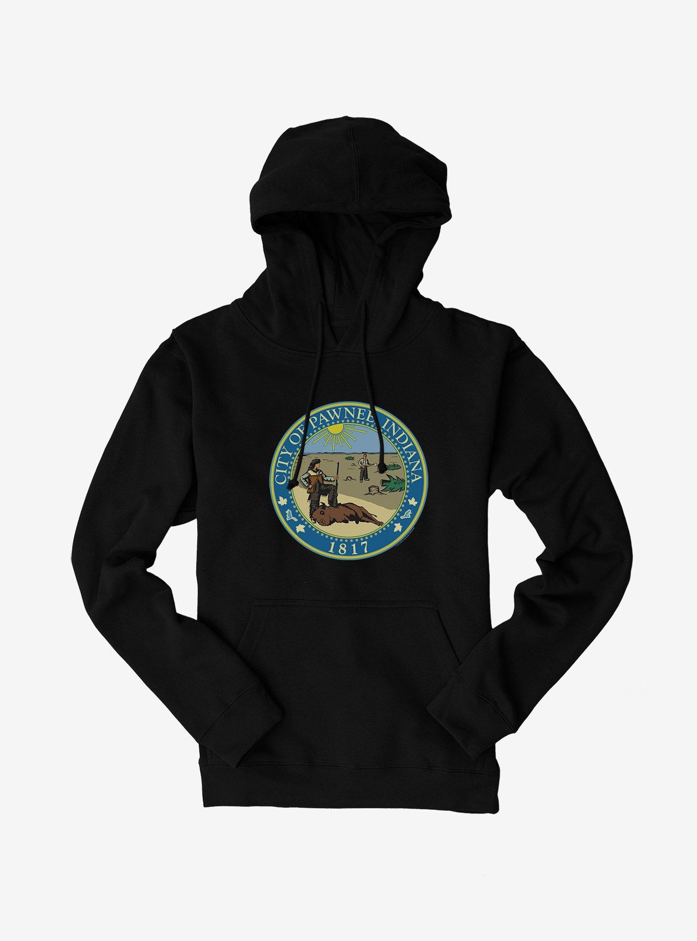Parks And Recreation Pawnee Indiana Seal Hoodie | BoxLunch