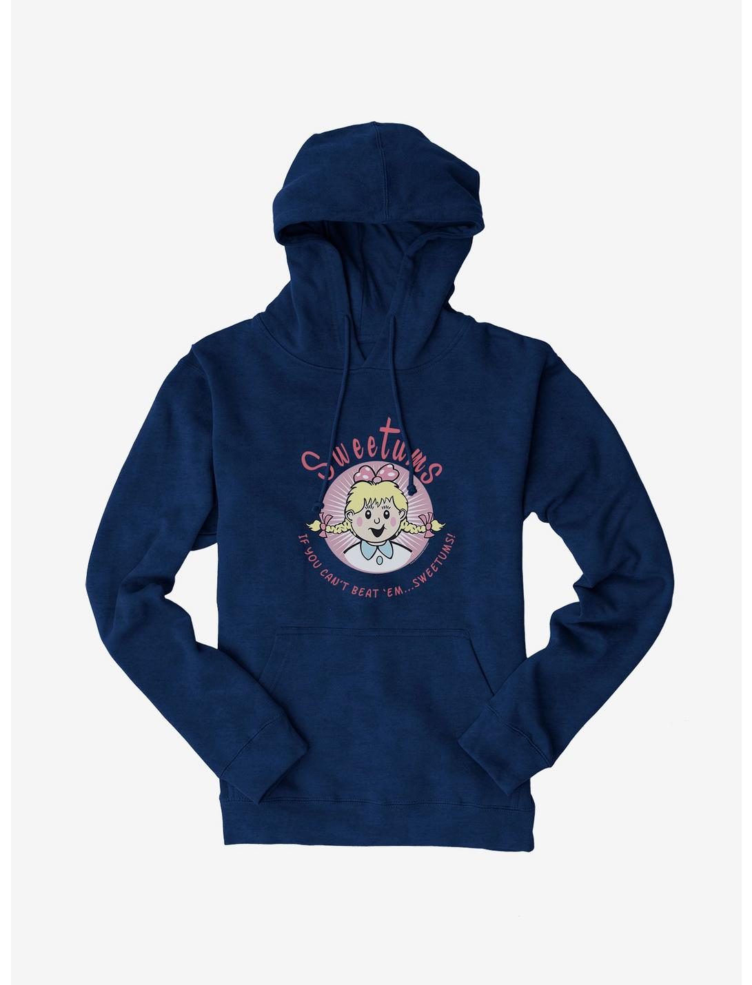 Parks And Recreation Sweetums Logo Hoodie, NAVY, hi-res