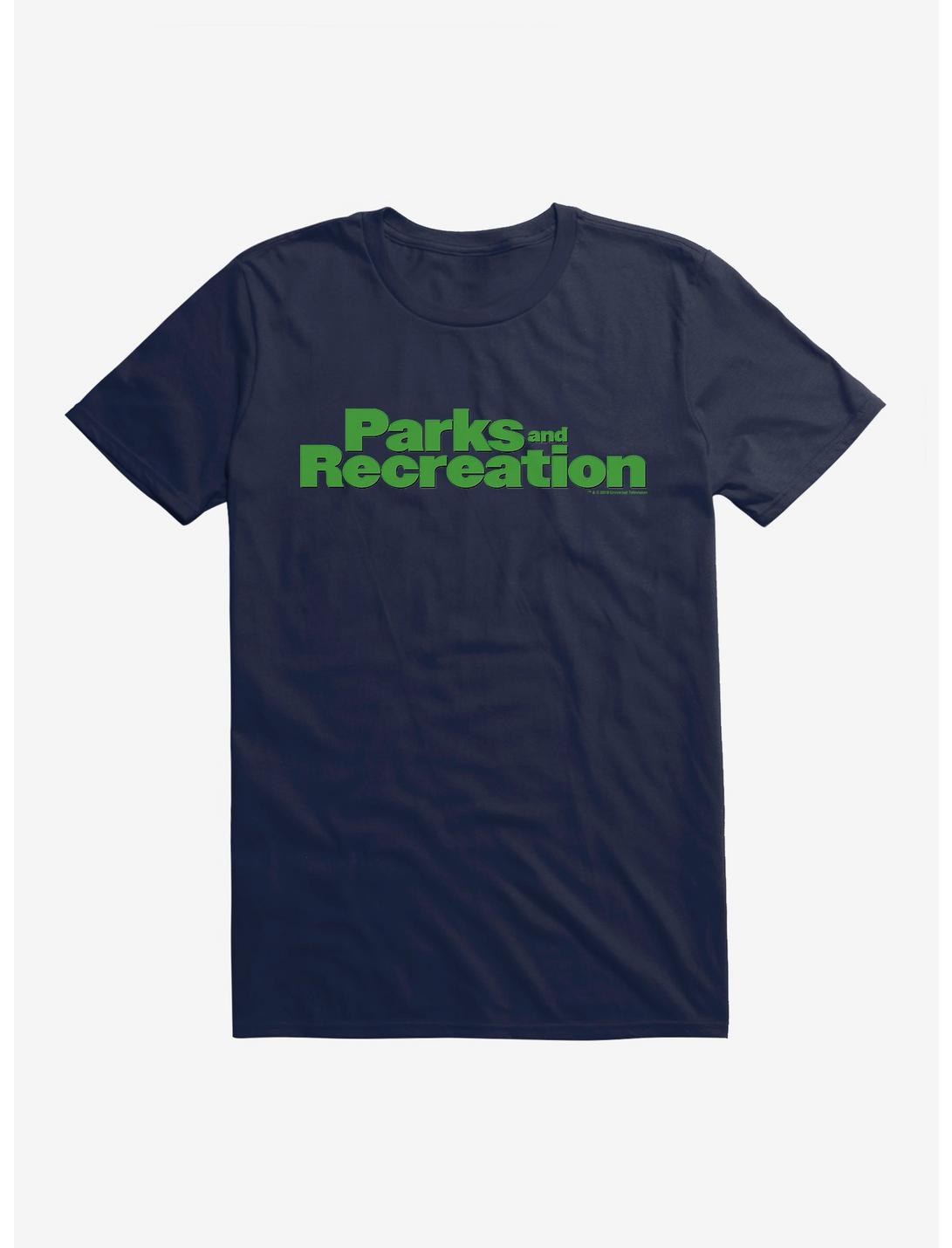 Parks And Recreation Bold Logo T-Shirt, MIDNIGHT NAVY, hi-res