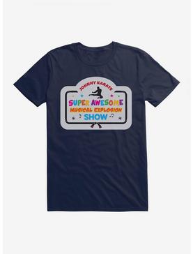 Parks And Recreation Johnny Karate Show Banner T-Shirt, MIDNIGHT NAVY, hi-res