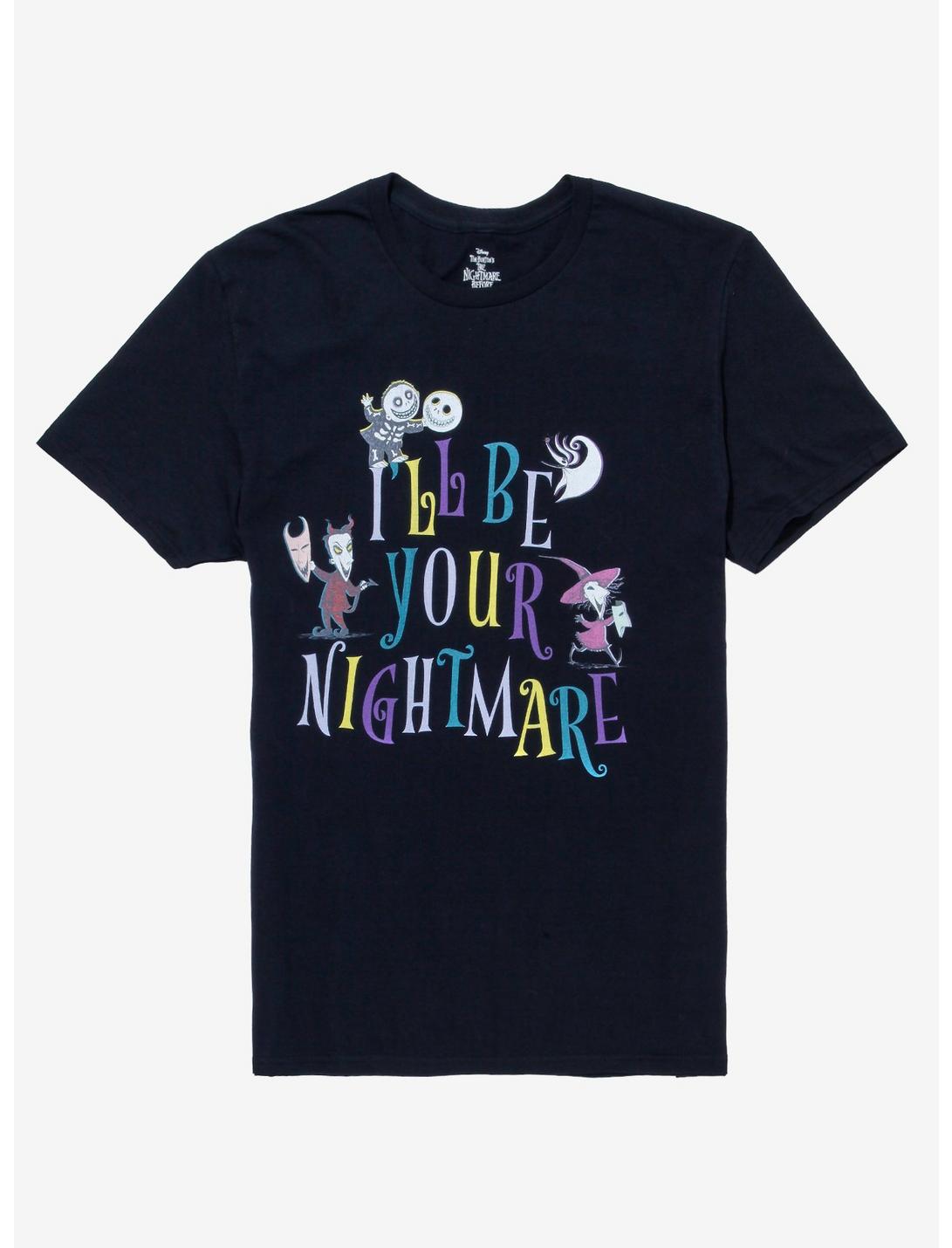 Disney The Nightmare Before Christmas I'll Be Your Nightmare T-Shirt - BoxLunch Exclusive, BLACK, hi-res