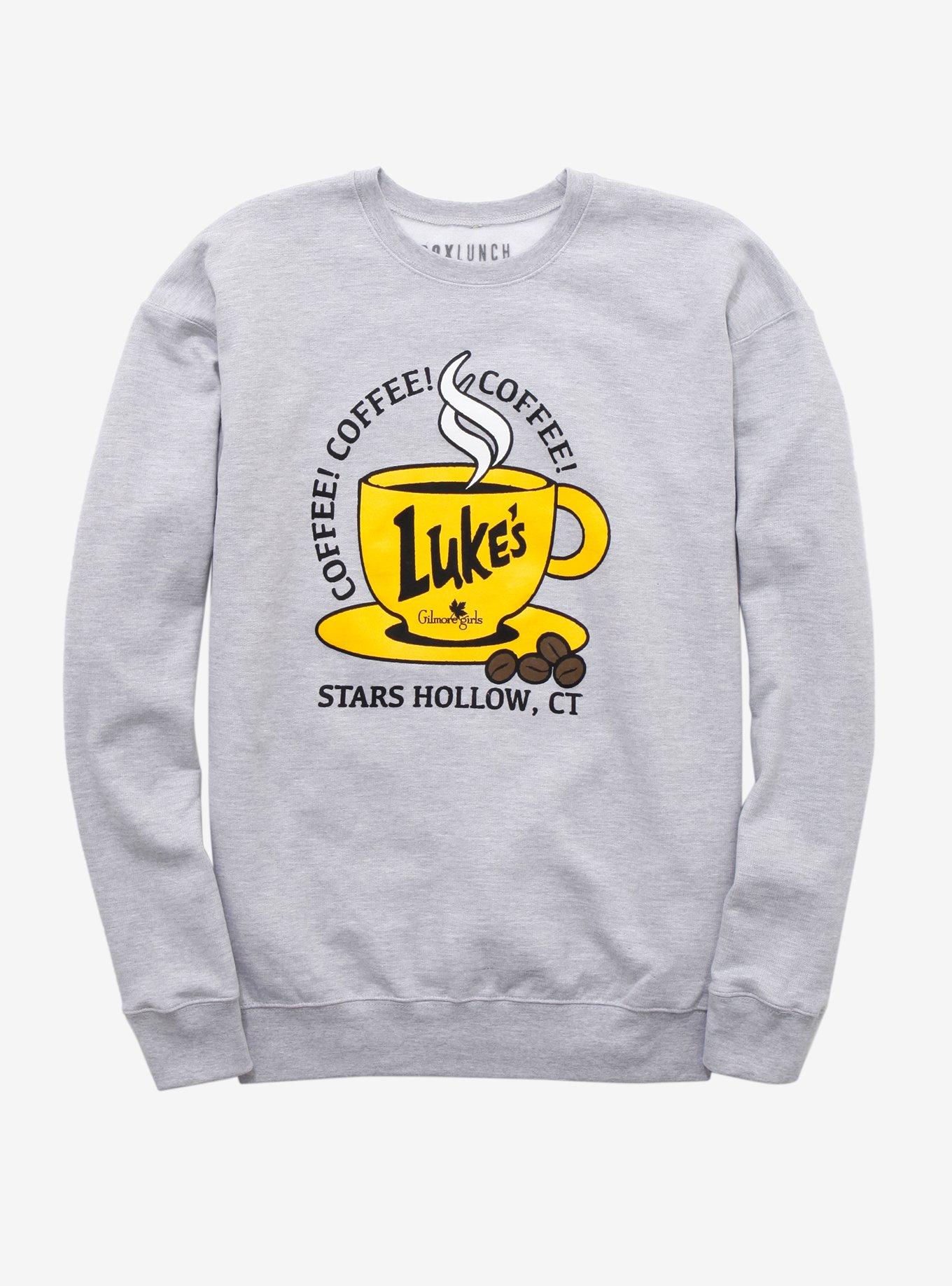Gilmore Girls Luke's Crewneck - BoxLunch Exclusive, MAROON, hi-res