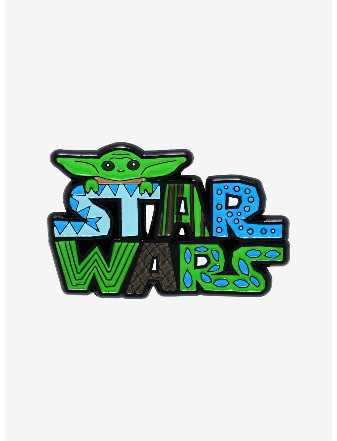 Star Wars The Mandalorian The Child Logo Enamel Pin, , hi-res