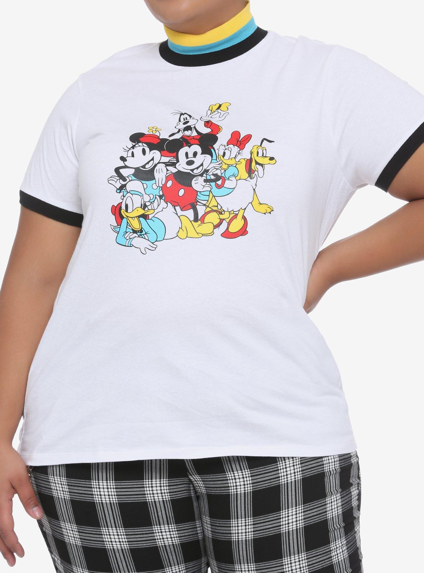 Disney The Sensational Six Rib Collar Girls T-Shirt Plus Size, MULTI, hi-res