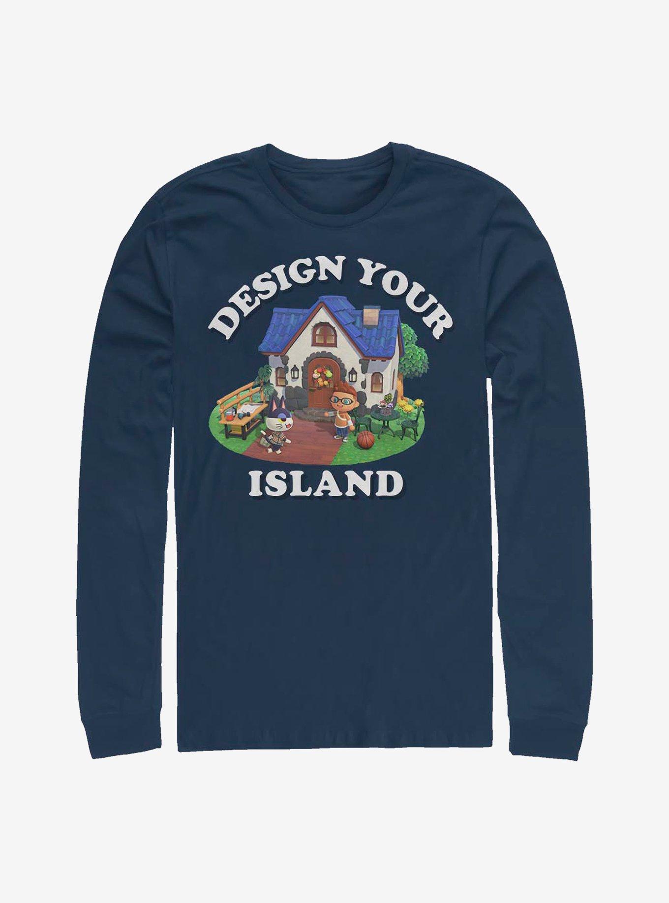 Animal Crossing: New Horizons Design Your Island Long-Sleeve T-Shirt, , hi-res