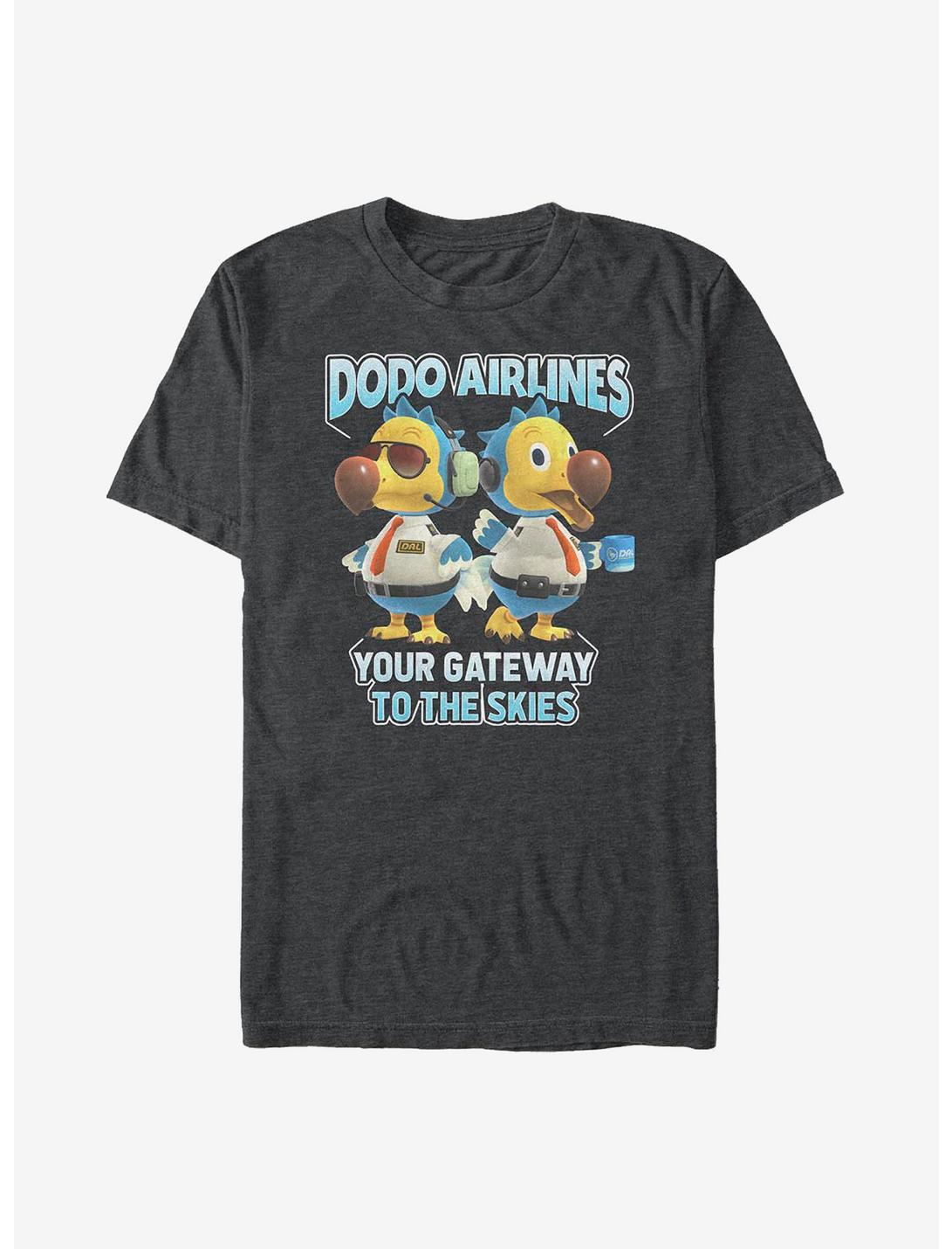 Animal Crossing: New Horizons Dodo Bros T-Shirt, DARK CHAR, hi-res
