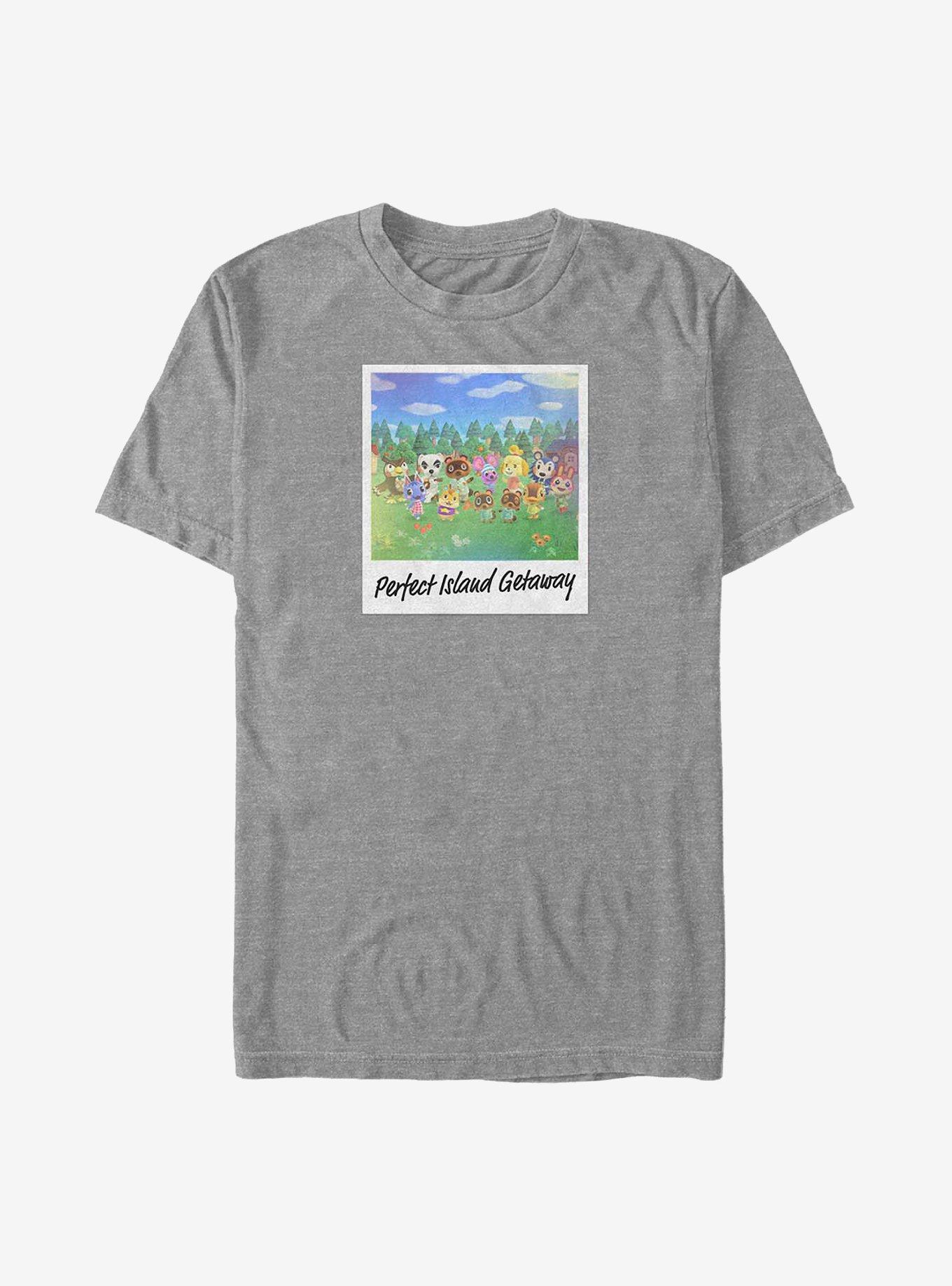 Animal Crossing: New Horizons Island Getaway T-Shirt, DRKGRY HTR, hi-res