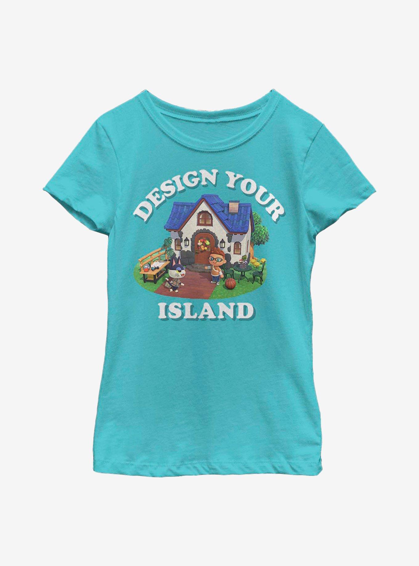 Animal Crossing: New Horizons Design Your Island Youth Girls T-Shirt, , hi-res