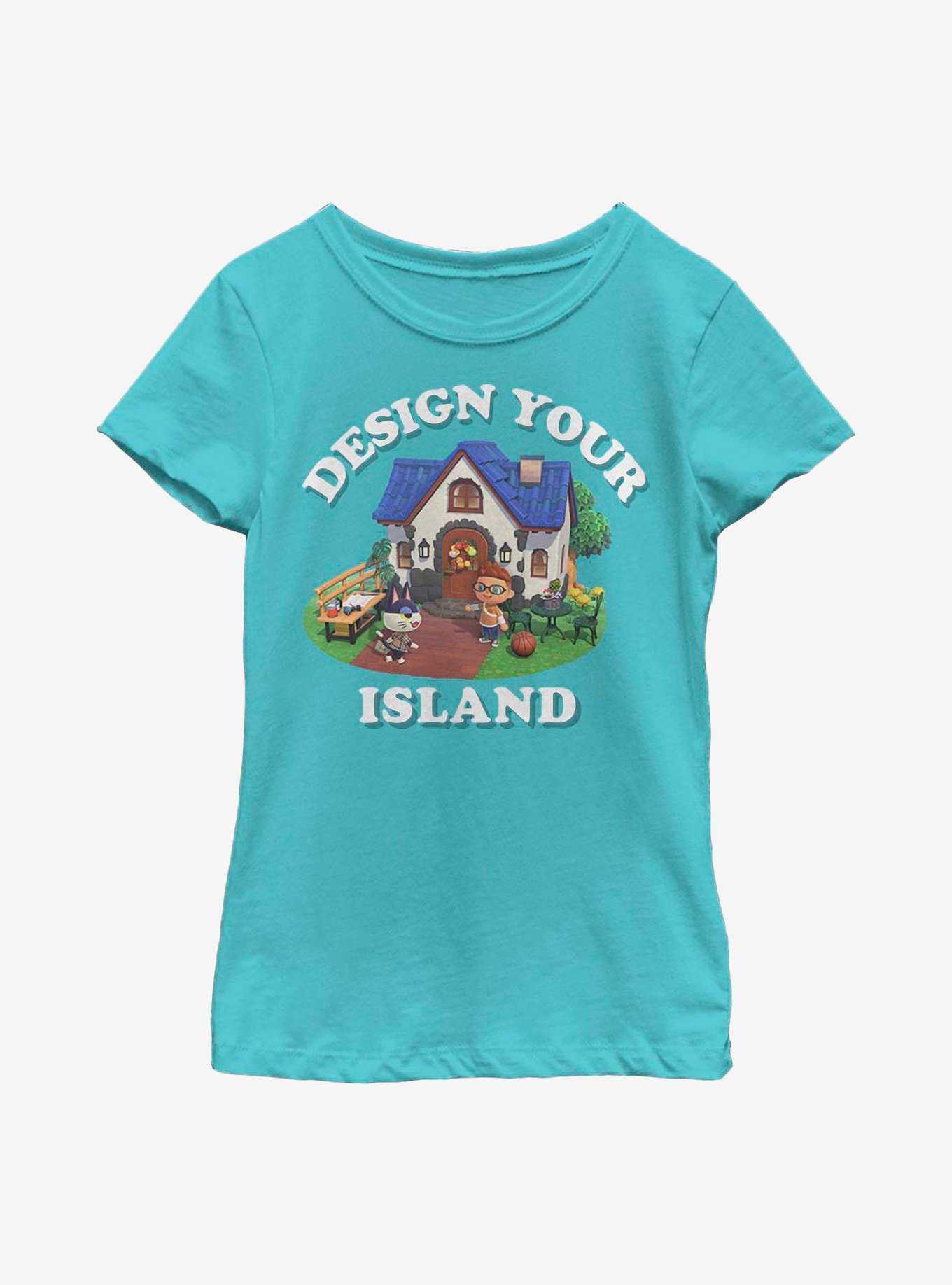 Animal Crossing: New Horizons Design Your Island Youth Girls T-Shirt, , hi-res