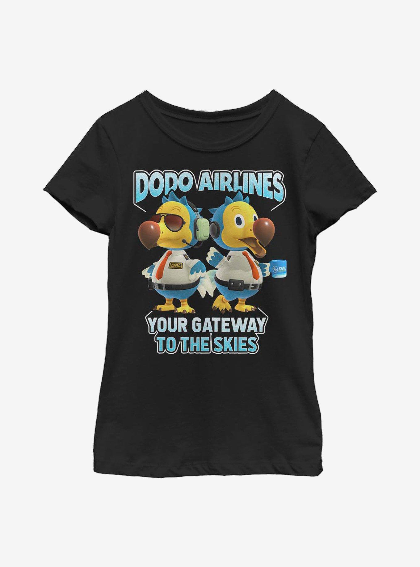 Animal Crossing: New Horizons Dodo Bros Youth Girls T-Shirt, , hi-res