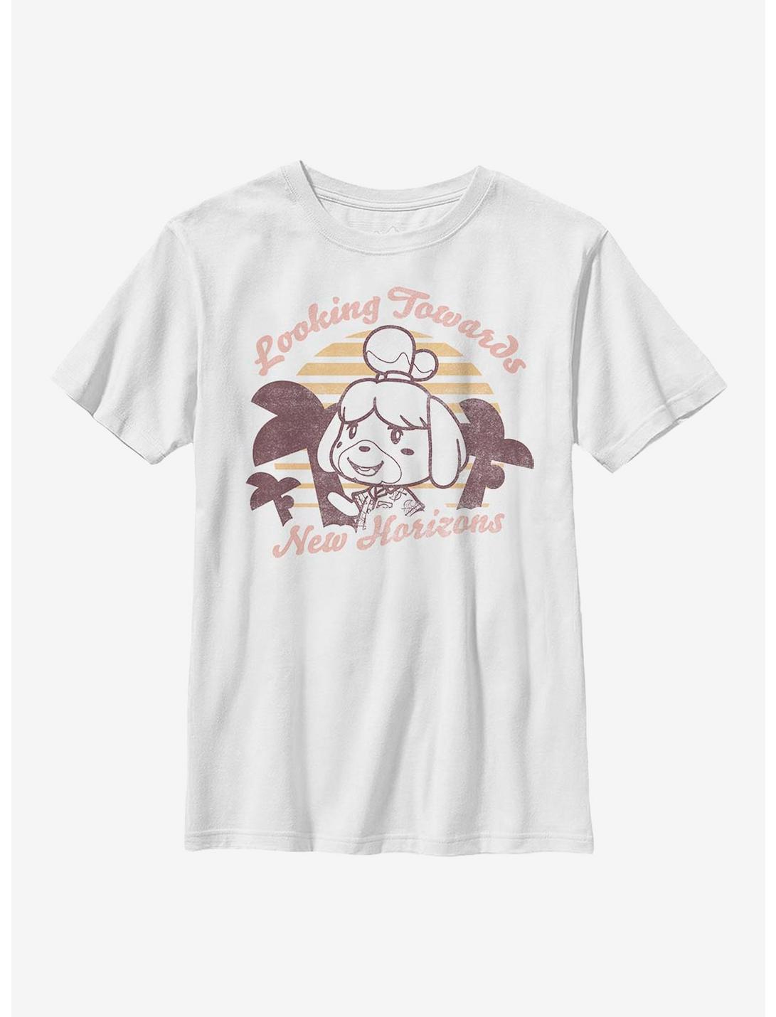 Animal Crossing: New Horizons Isabelle Youth T-Shirt, WHITE, hi-res