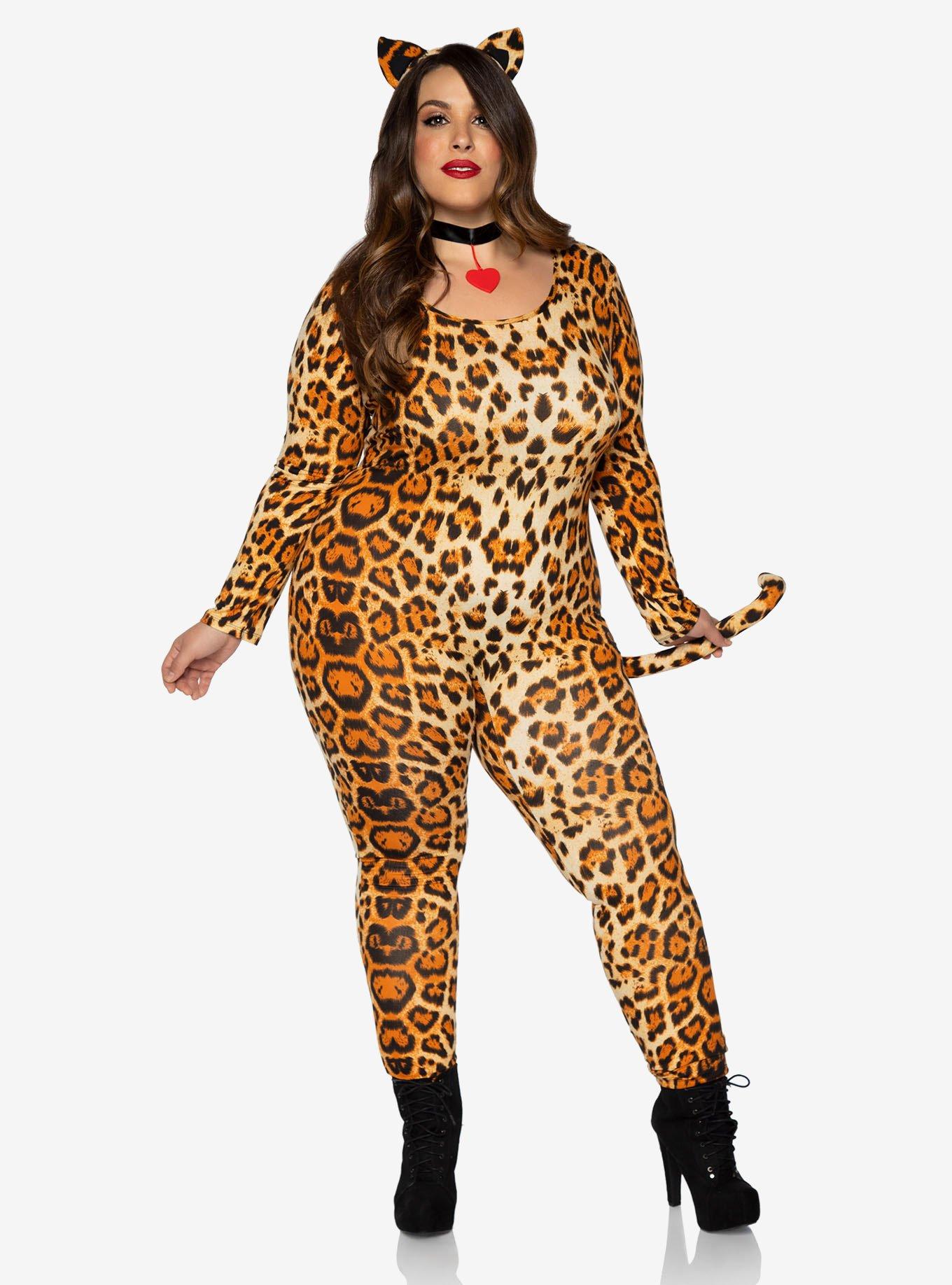 3 Piece Cougar Costume Plus Size Hot Topic 3401