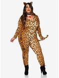 3 Piece Cougar Costume Plus Size, YELLOW, hi-res