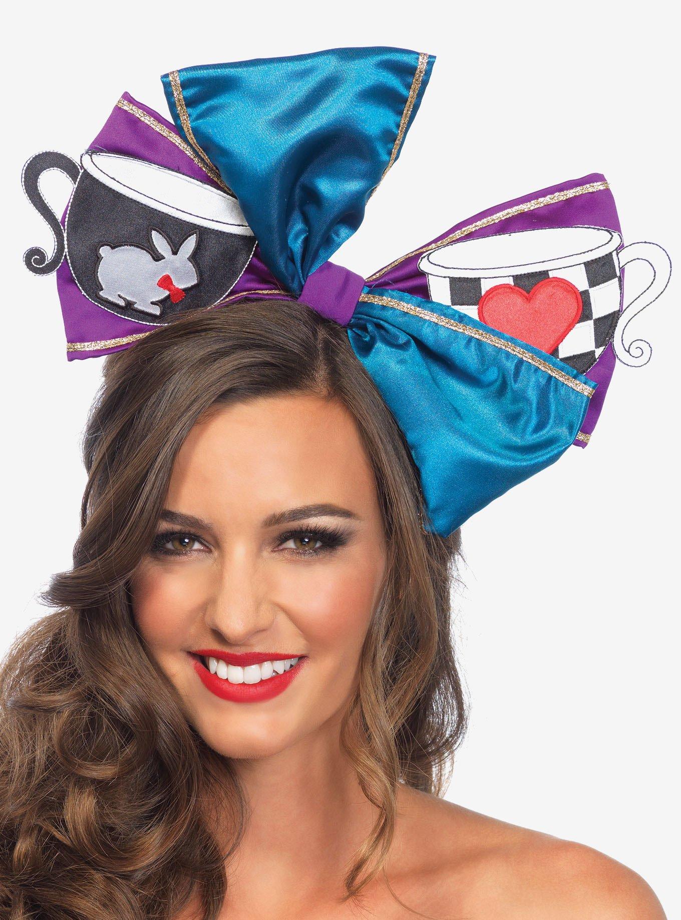 Tea Party Oversided Bow, , hi-res