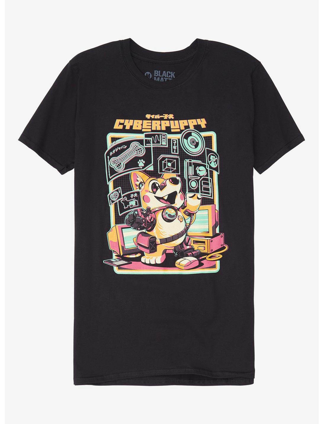 Cyber Puppy Corgi T-Shirt By Ilustrata, MULTI, hi-res