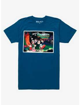 Disney Gravity Falls Postcard T-shirt - BoxLunch Exclusive, , hi-res