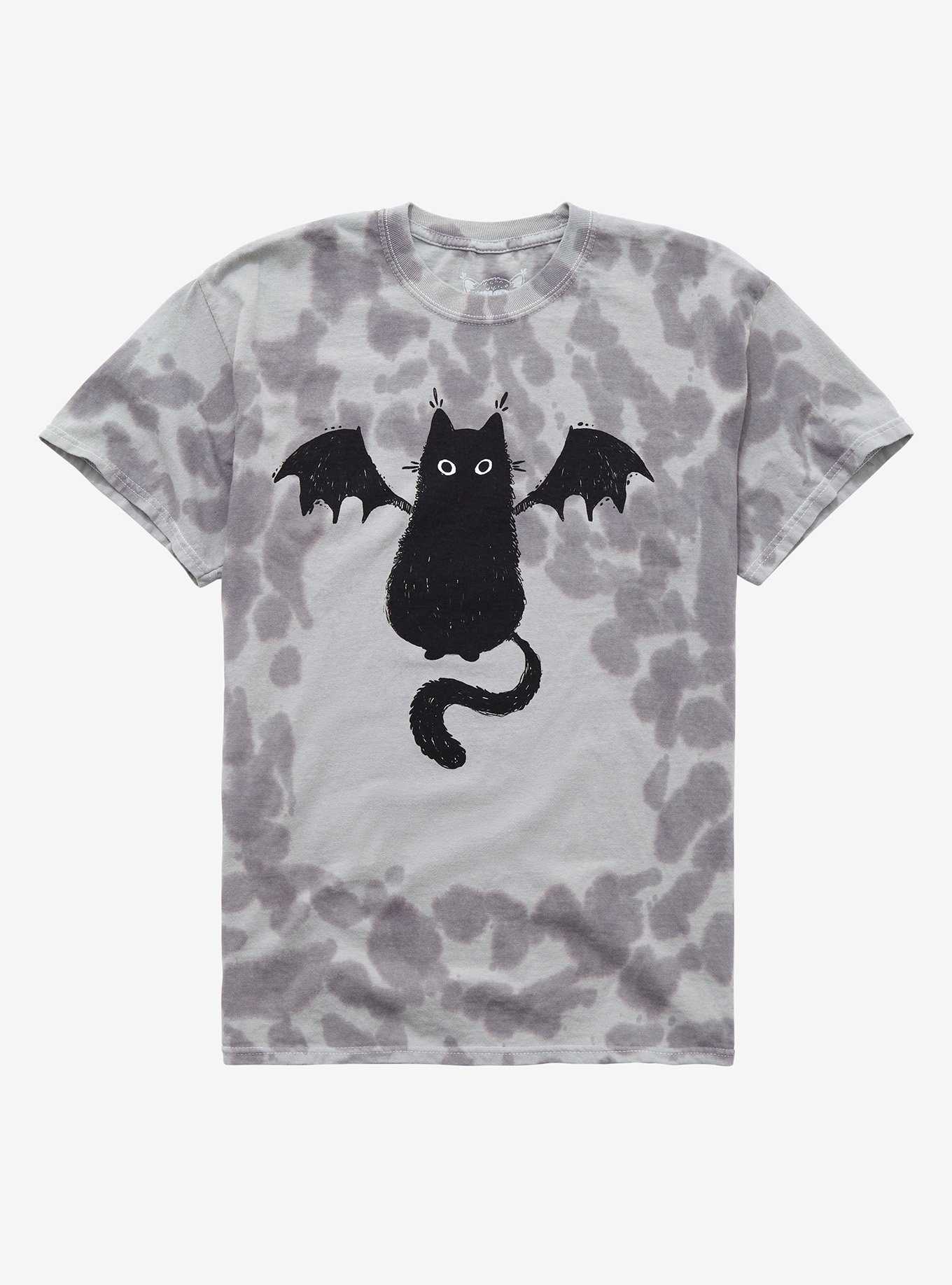 Cat Wings Tie-Dye T-Shirt By Guild Of Calamity, , hi-res