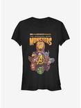 Marvel Avengers Avengers Monsters Girls T-Shirt, BLACK, hi-res